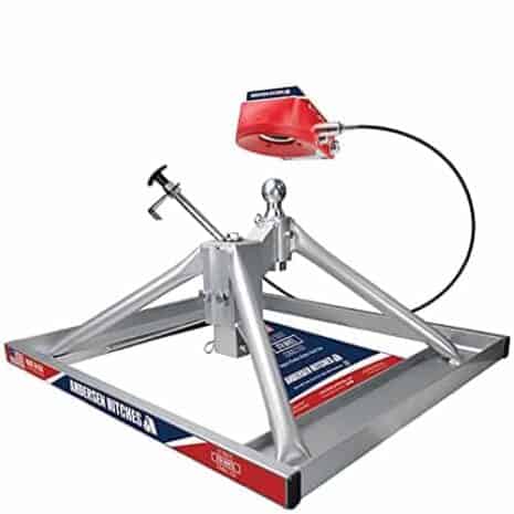 andersen hitches | ultimate fifth wheel connection | aluminum gooseneck mount trailer hitch adapter | towing accessories | one person install or removal in less than 5 minutes! | 3220