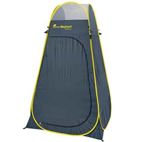 green elephant camping shower tent pop up portable shower tent, pop up changing tent, camp shower tent, portable dressing room, portable bathroom, outdoor shower enclosure, privacy tent, toilet tent