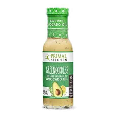primal kitchen green goddess salad dressing & marinade made with avocado oil, whole30 approved, paleo friendly, and keto certified, 8 fluid ounces
