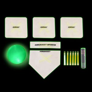 Rukket Glow in The Dark Kickball Set with Bases