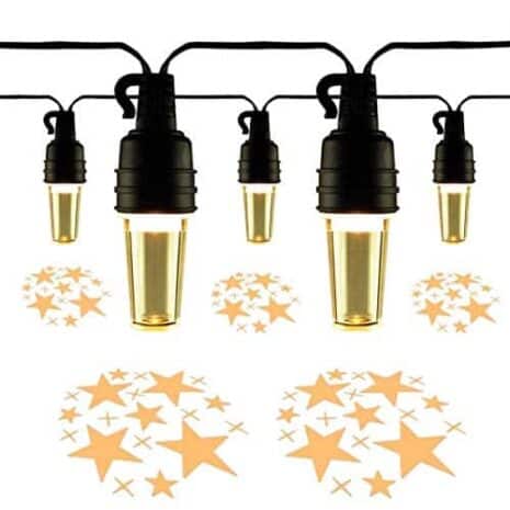 string lights for outside led patio lights outdoor string lights waterproof porch lights cafe bistro lights rv awning lights plug in 32ft 10 warm white star projection bulbs