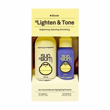 sun bum lighten and tone kit | blonde hair lightener and tone enhancer travel kit | vegan, paraben, gluten and cruelty free sun bum lighten and tone kit | blonde hair lightener and tone enhancer travel kit | vegan, paraben, gluten and cruelty free